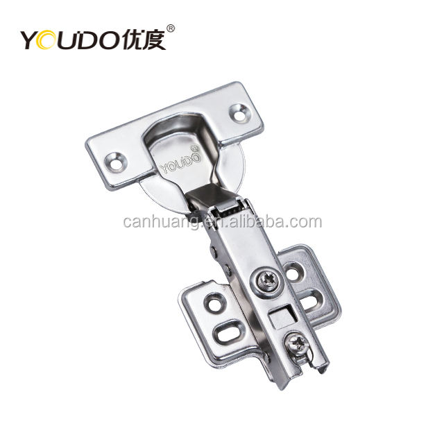 YOUDO 40mm Cup Fixed Hydraulic Cabinet Hinge YD-402A Soft Close Hidden Furniture Drawer Hinges for Kitchen