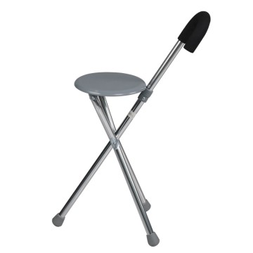 GG911L High-Quality Aluminum Alloy Cane Stool, A Travel Assistant for the Elderly, Safe and Convenient
