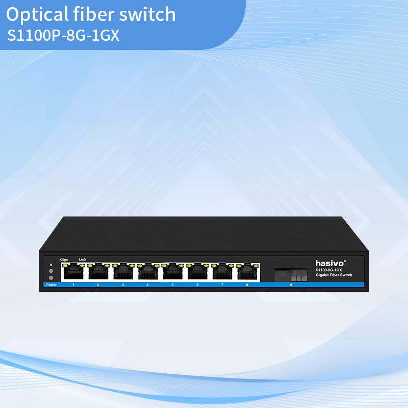 Full Gigabit 8+1 Fiber Switch