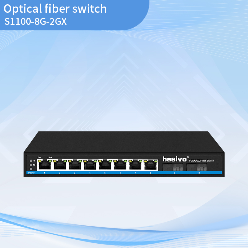 Full Gigabit 8+2 Fiber Switch