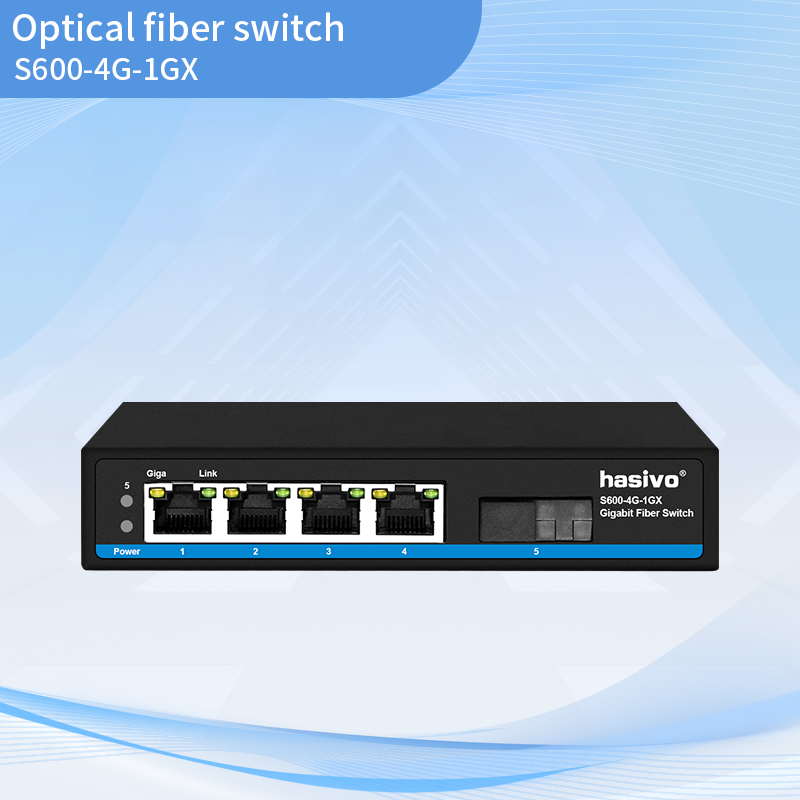 Full Gigabit 4+1 Fiber Switch