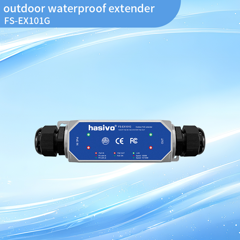 Gigabit IP67 outdoor waterproof extender