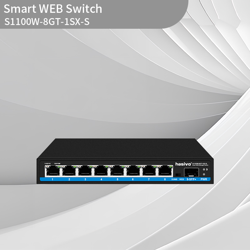 2.5G 8+1 Smart WEB managed switch