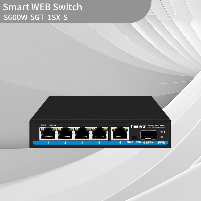 2.5G 5+1 Smart WEB managed switch