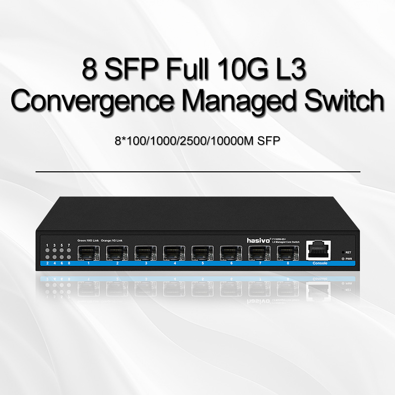 8 SFP Full 10G L3 Convergence Managed...