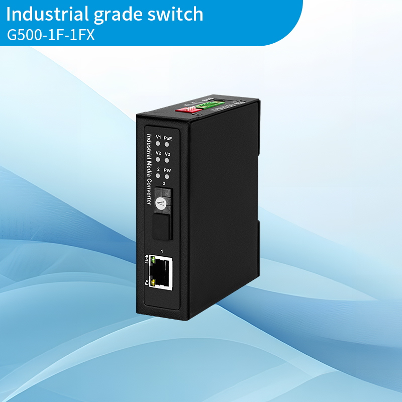 Full 100Mbps 1-optical 1-electrical industrial grade switch
