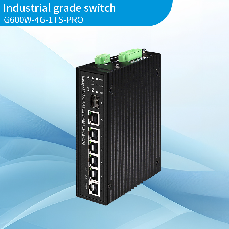 What problems can industrial-grade management of optical and 5 electrical switches solve?