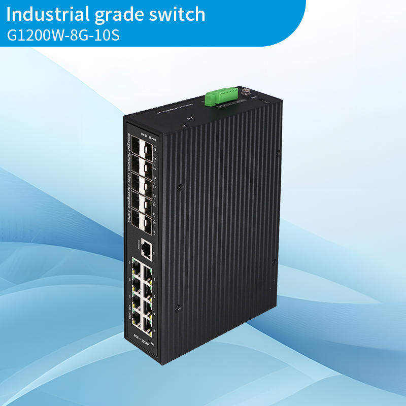 Industrial 8+10 Full Gigabit Managed ...