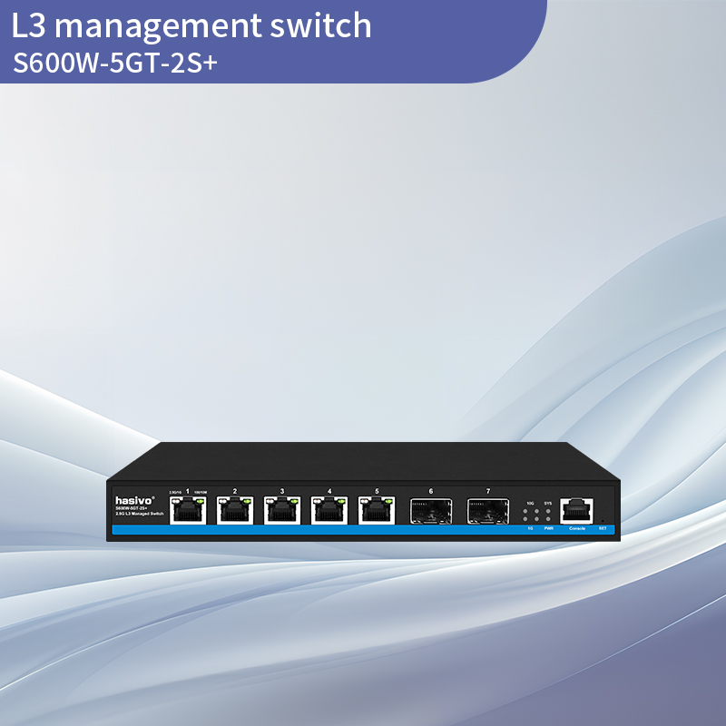 10G uplink 5-Port 2.5G L3 Convergence...