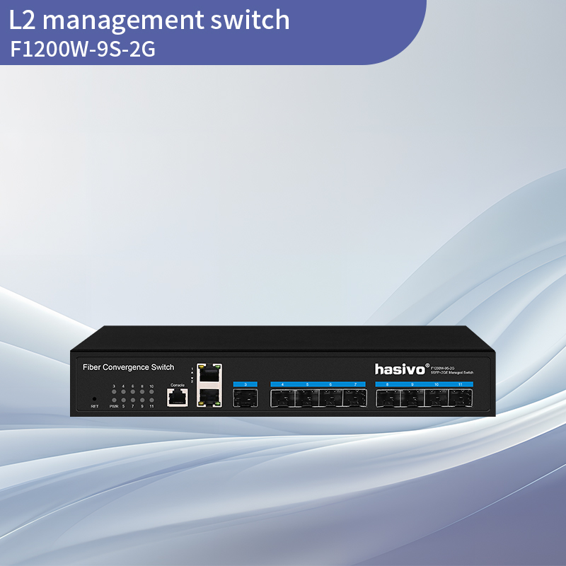 Full Gigabit 9SFP+2GE L2+ Managed Switch