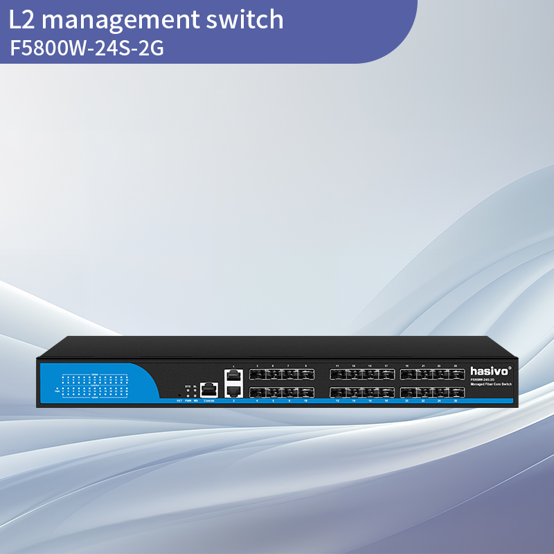 Full Gigabit 24SFP+2GE L2+ Optical Co...