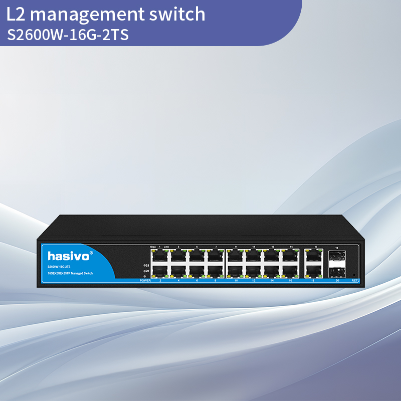 Full Gigabit 2SFP+18GE L2+ Managed Sw...
