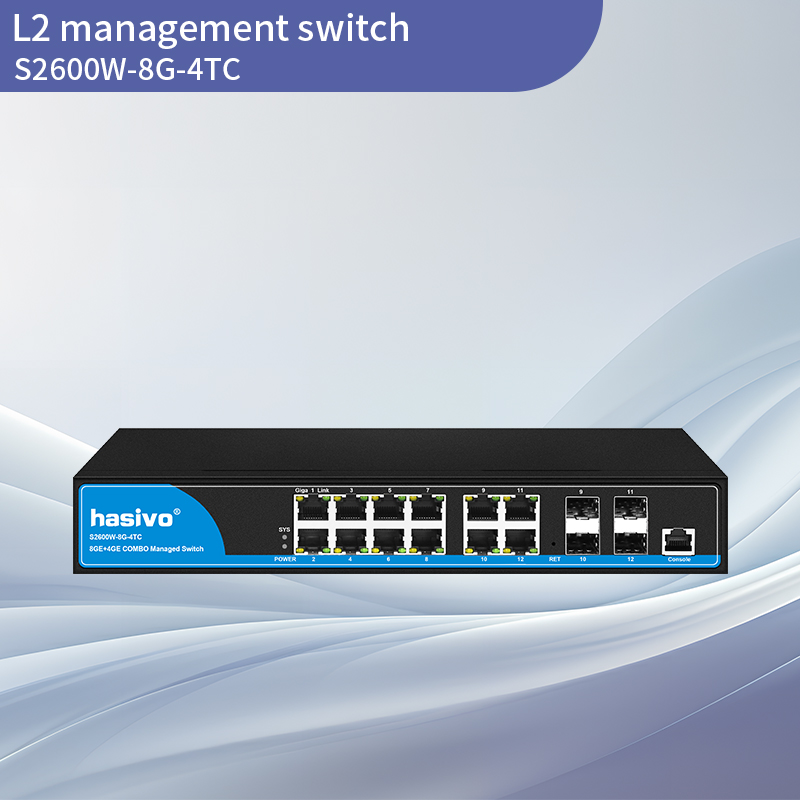 Full Gigabit 4SFP+12GE L2+ Managed Sw...