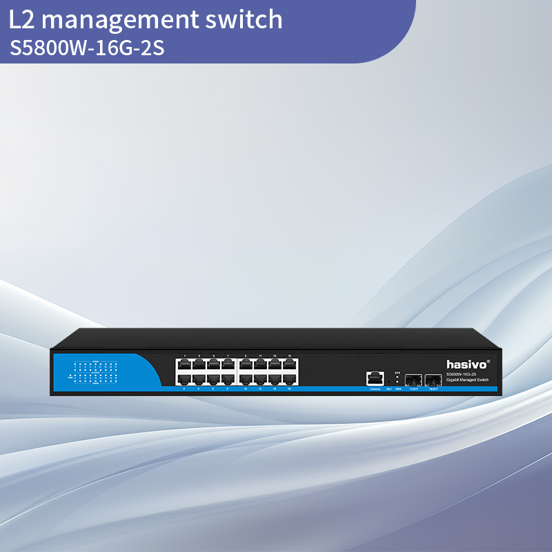Full Gigabit 16GE+2SFP L2+ Managed Sw...