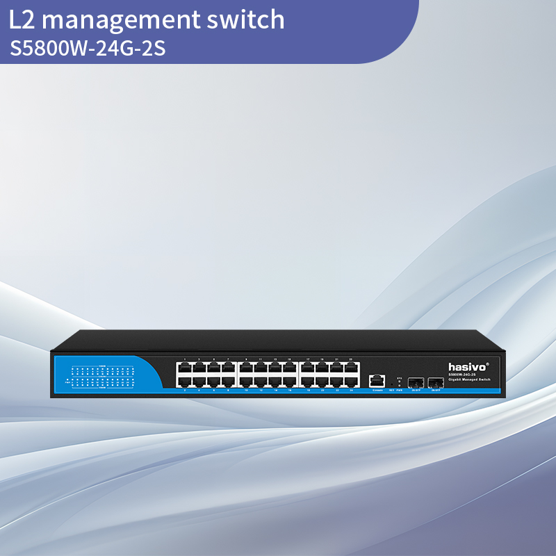 Full Gigabit 24GE+2SFP L2+ Managed Sw...