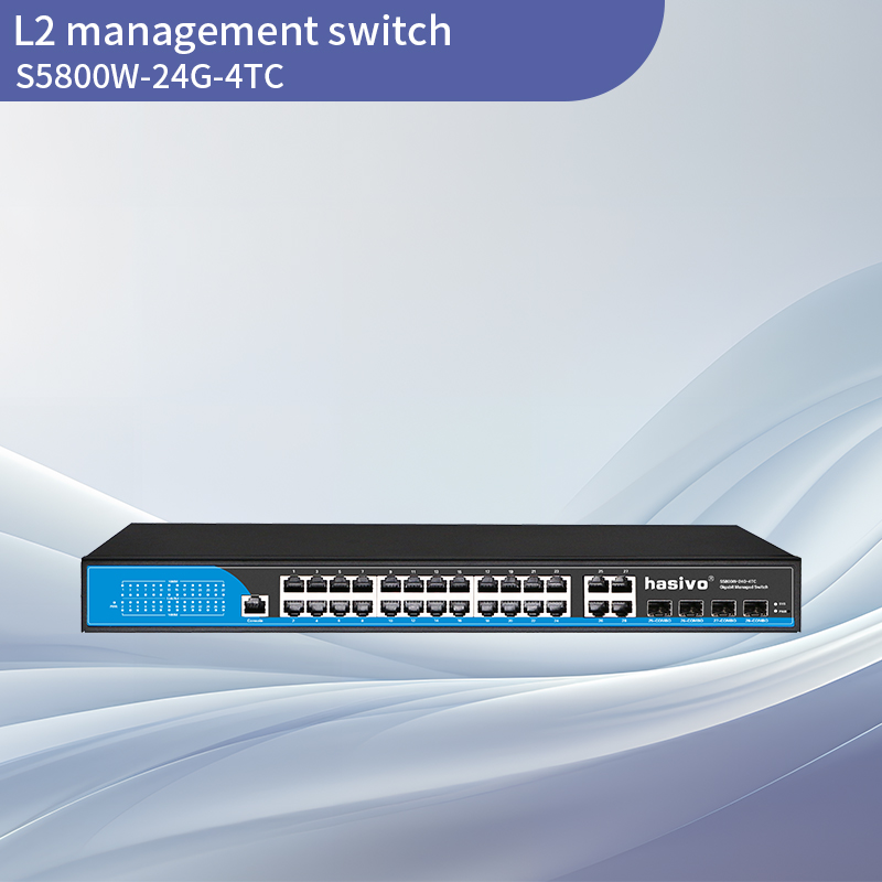 Full Gigabit 4SFP+28GE L2+ Managed Sw...