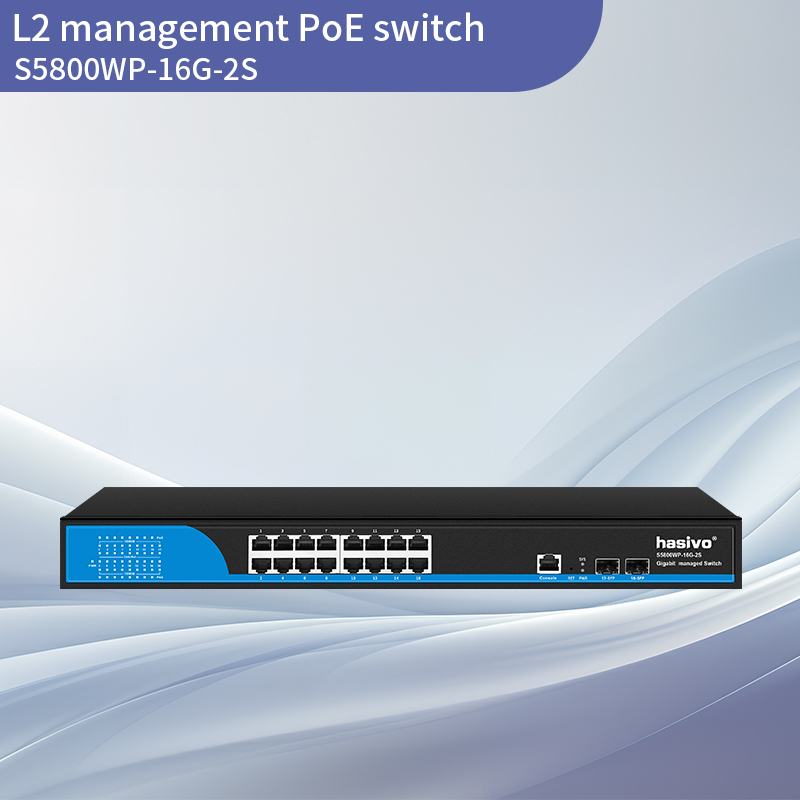 Full Gigabit 2SFP+16GE L2+ Managed Po...