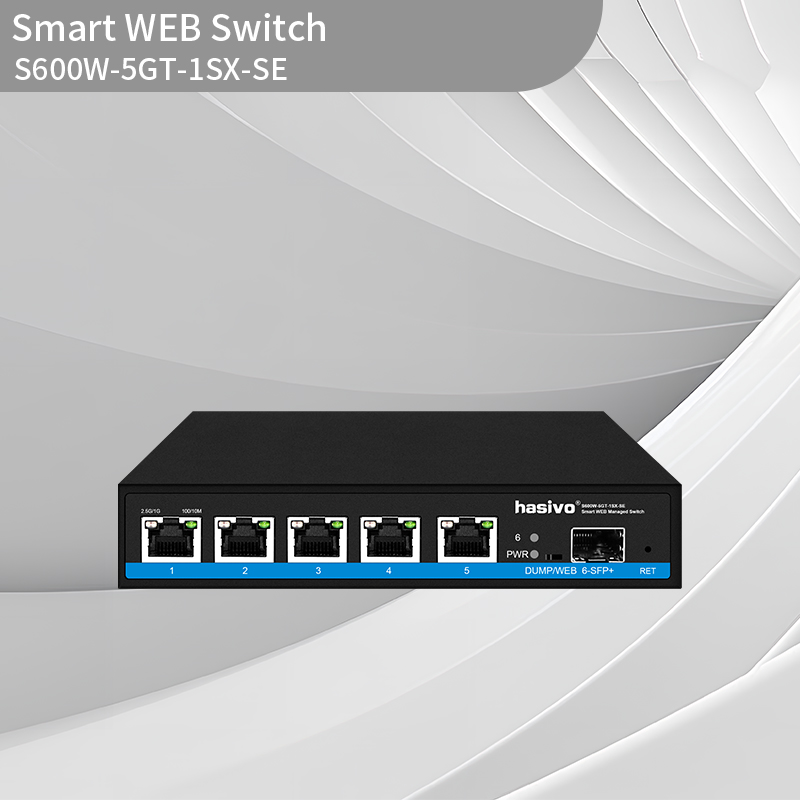 2.5G 5+1 Smart WEB managed switch