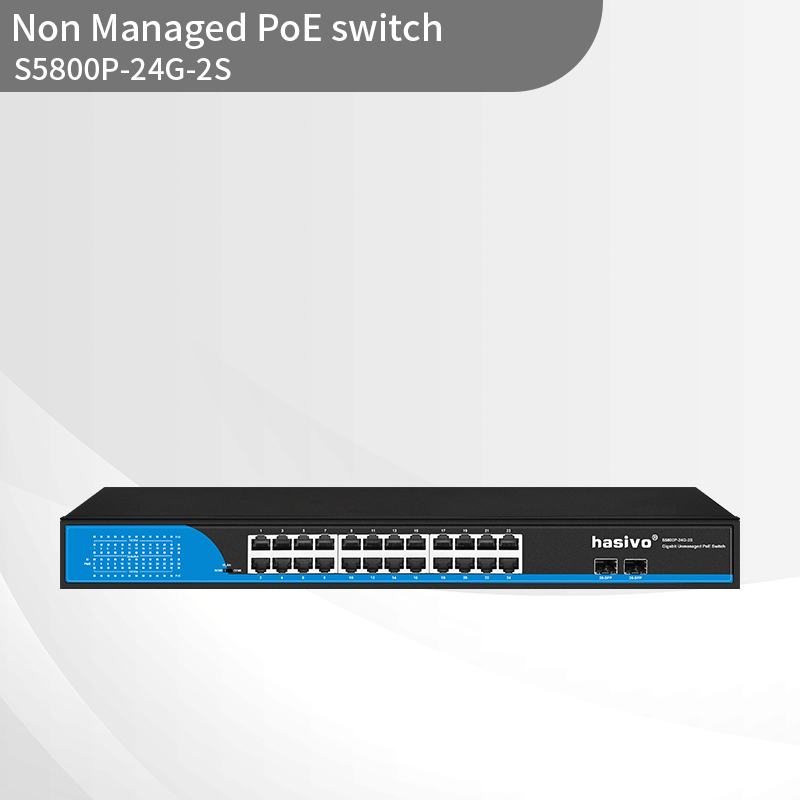 Full Gigabit 2SFP+24GE POE Switch
