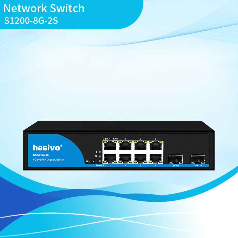 8+2 Port Gigabit Ethernet Switch