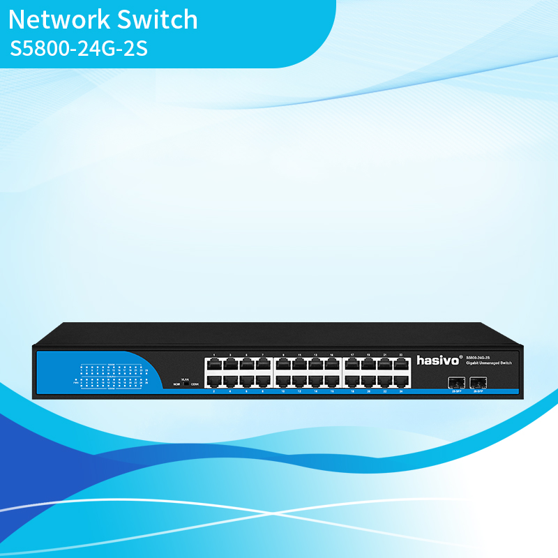 Full Gigabit 24+2 Port  Ethernet Switch