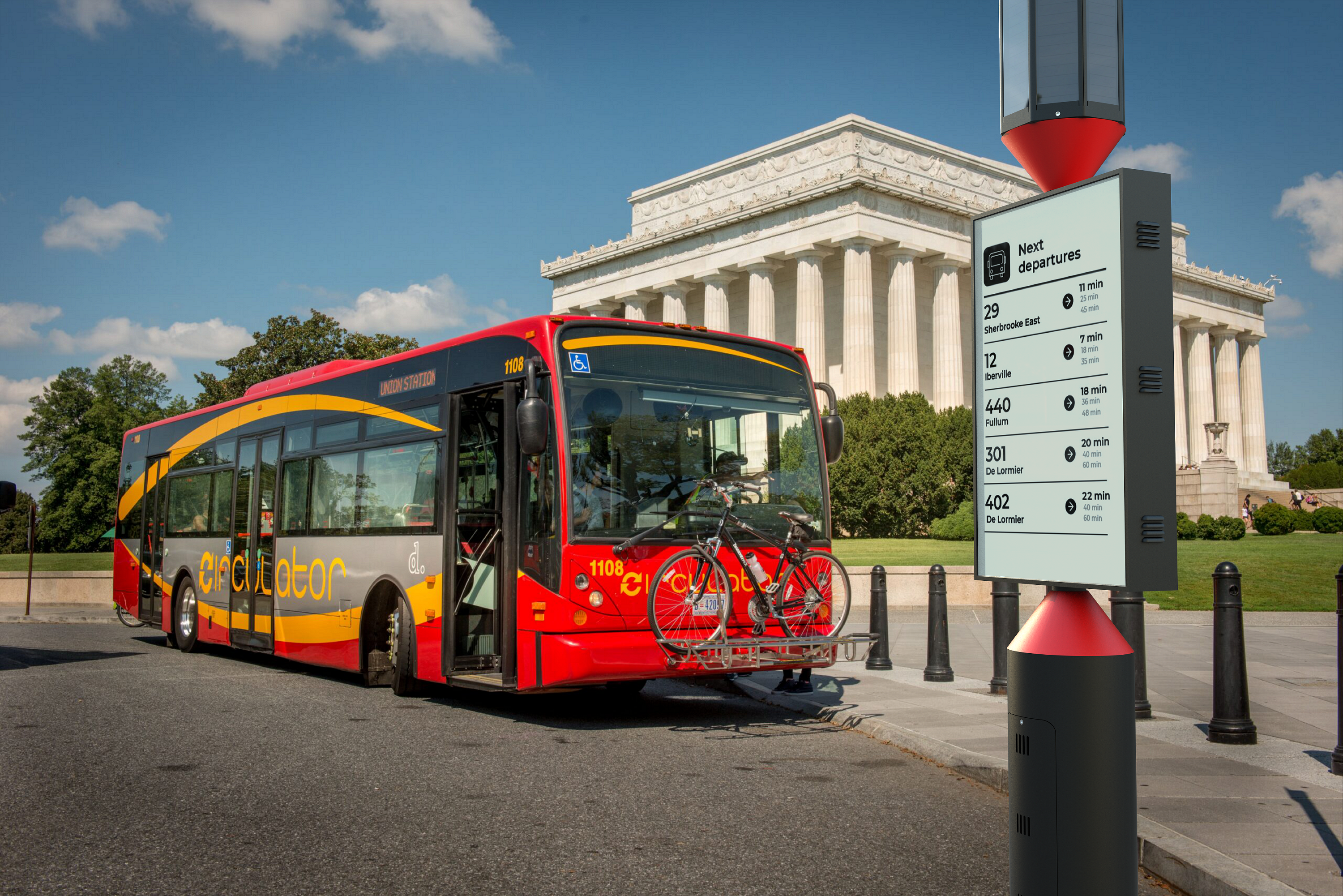 Smart Digital Solar Bus Stop Sign: Driving the Upgrade of Urban Green Travel