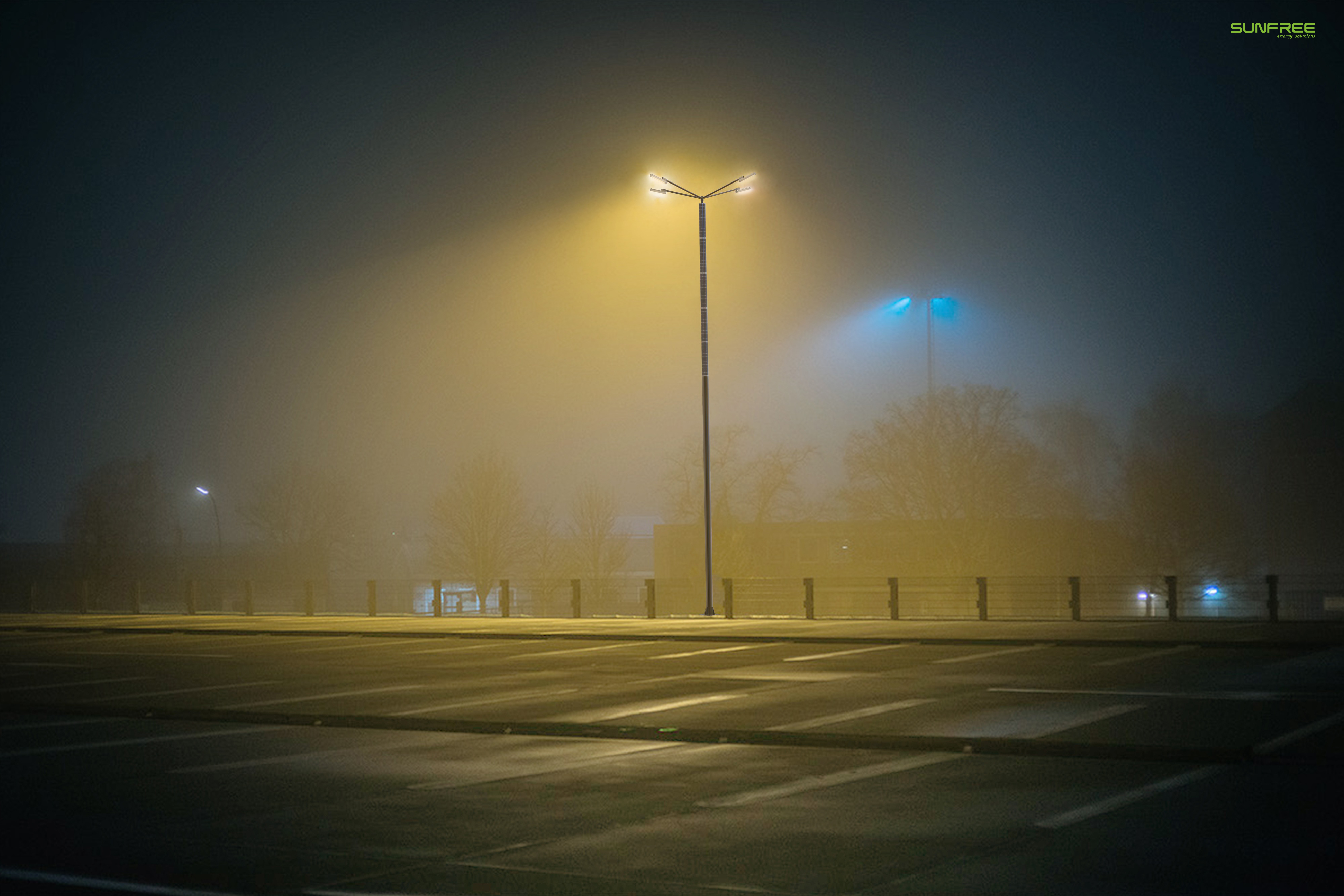 Even on Rainy Days, Vertical Solar Street Lights Can Keep Illuminating Your Path