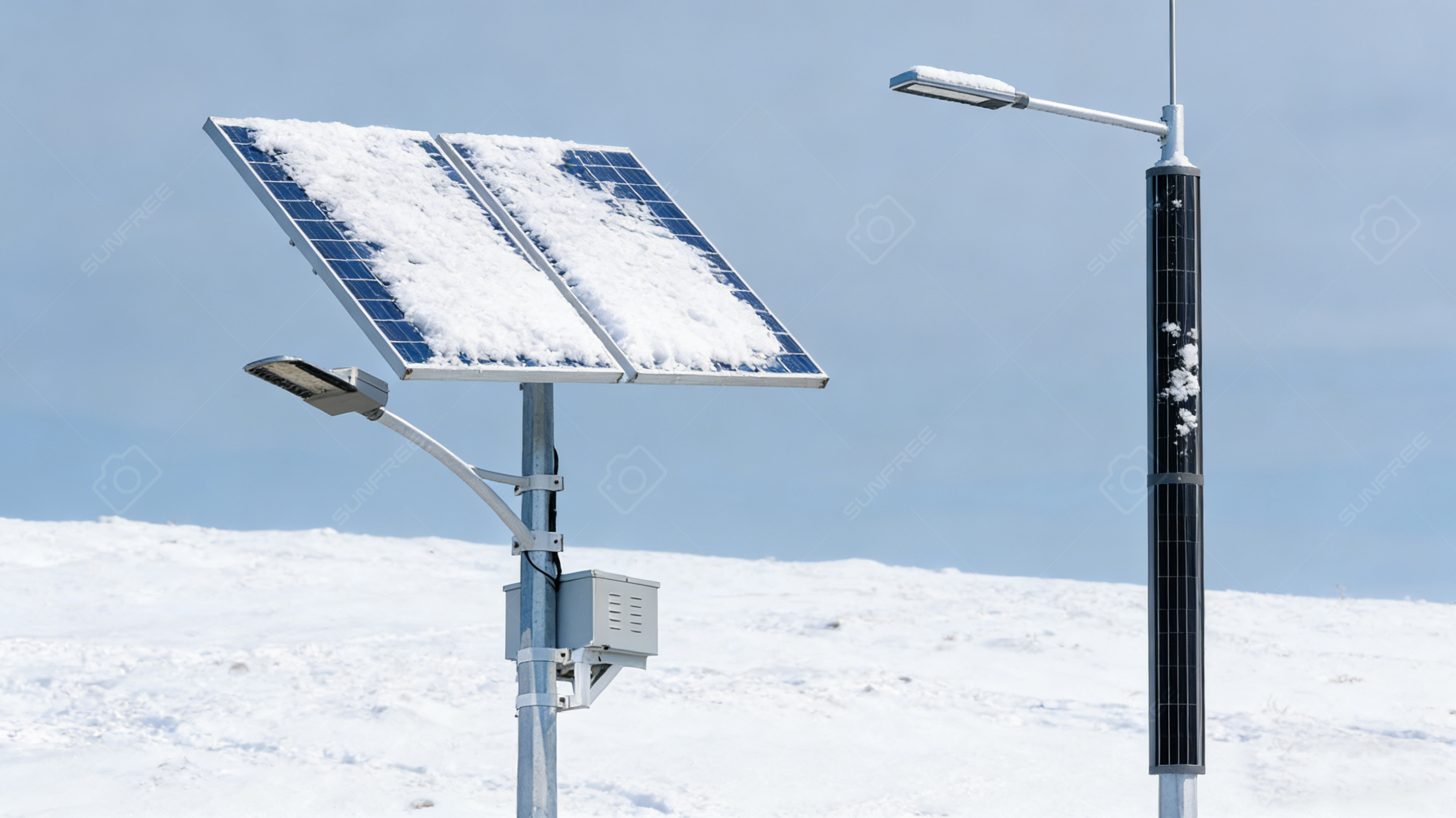 Vertical Solar Tubes: The Best Solution for Solar Street Lights in Snowy Areas