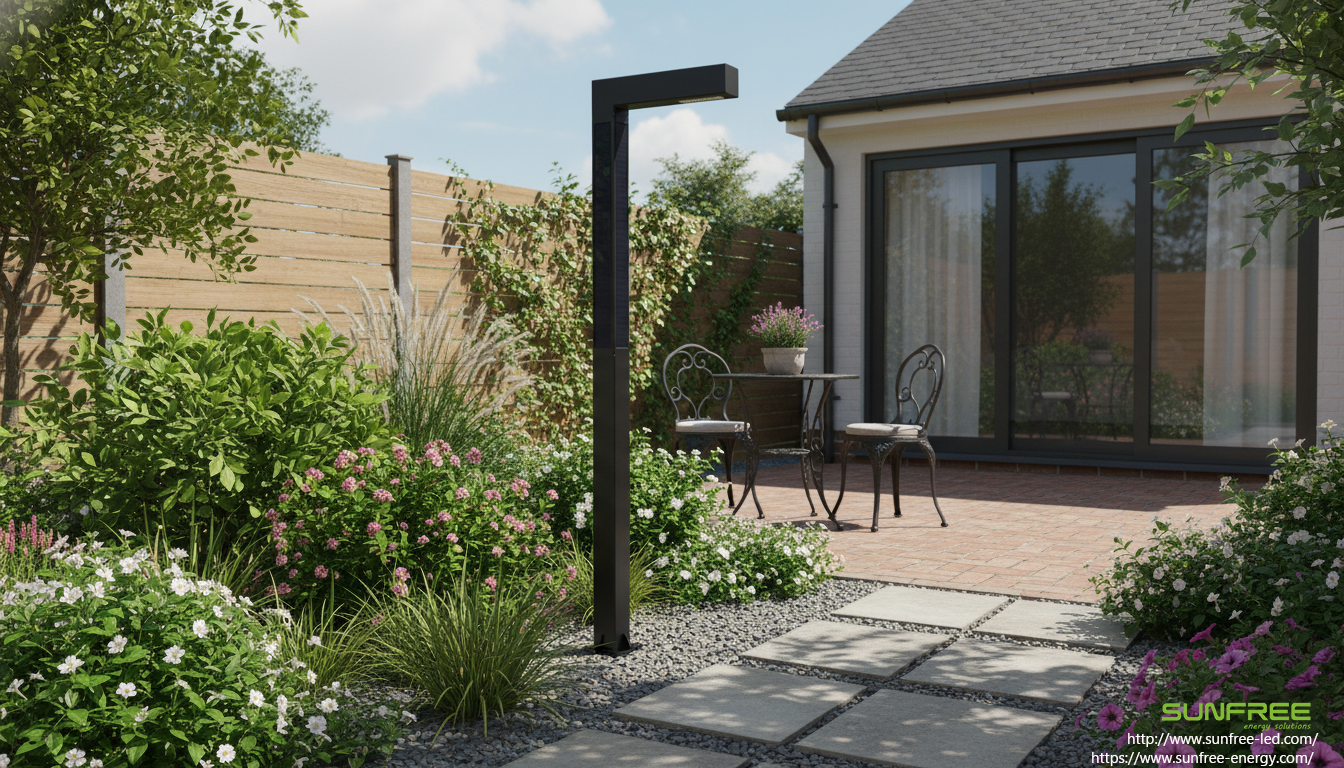 Square Vertical Solar Garden Lights: A Lighting Solution for Elegant Outdoor Spaces
