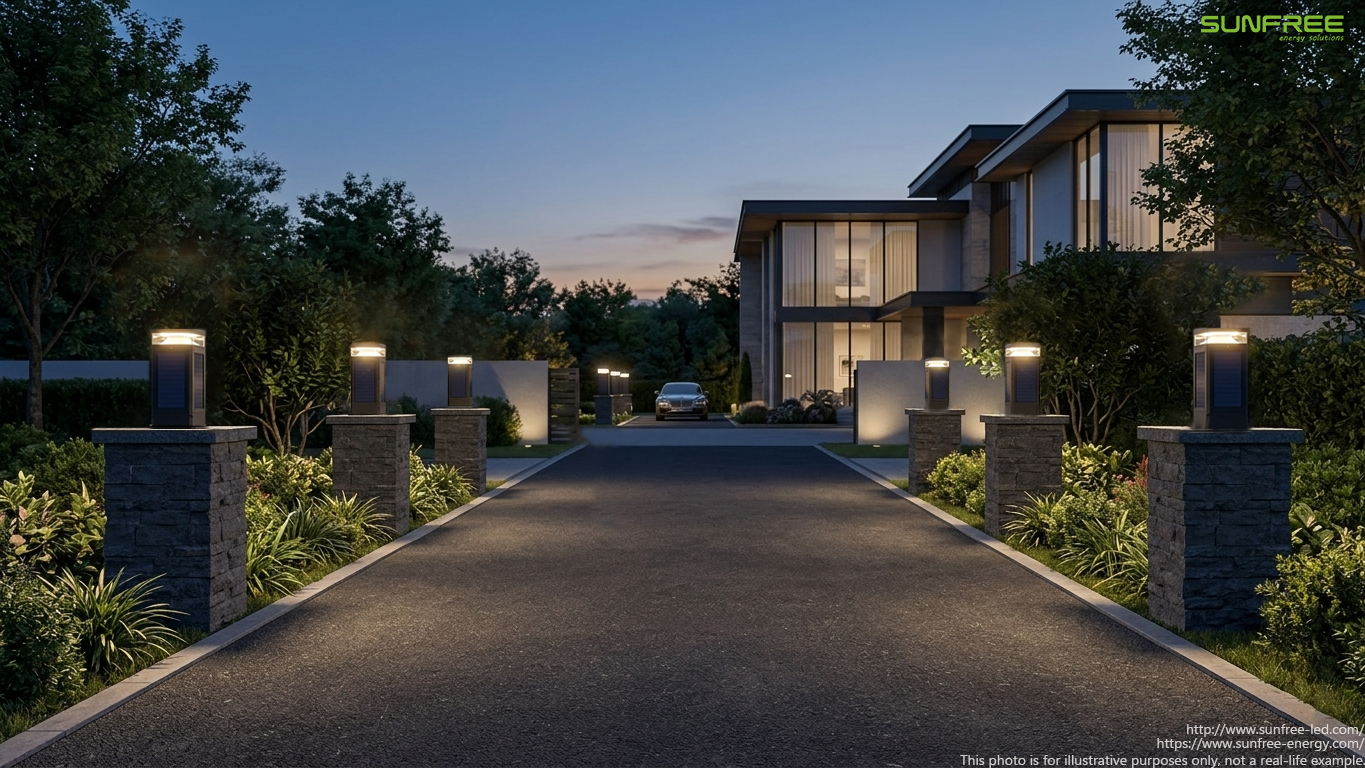 How Solar Post Lights Transform Your Driveway