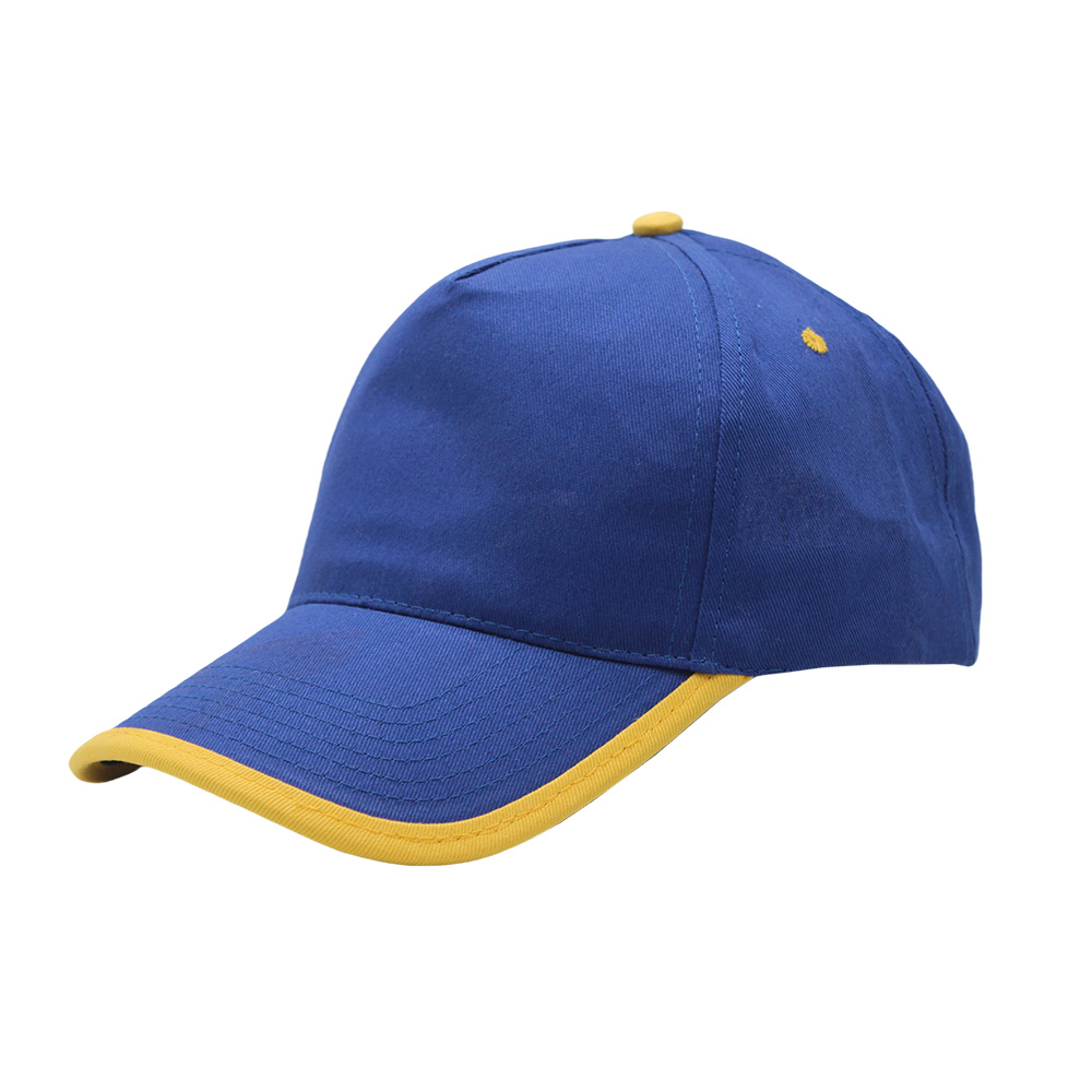 Gorra de béisbol de 5 paneles con ribete FZBC-5003-2