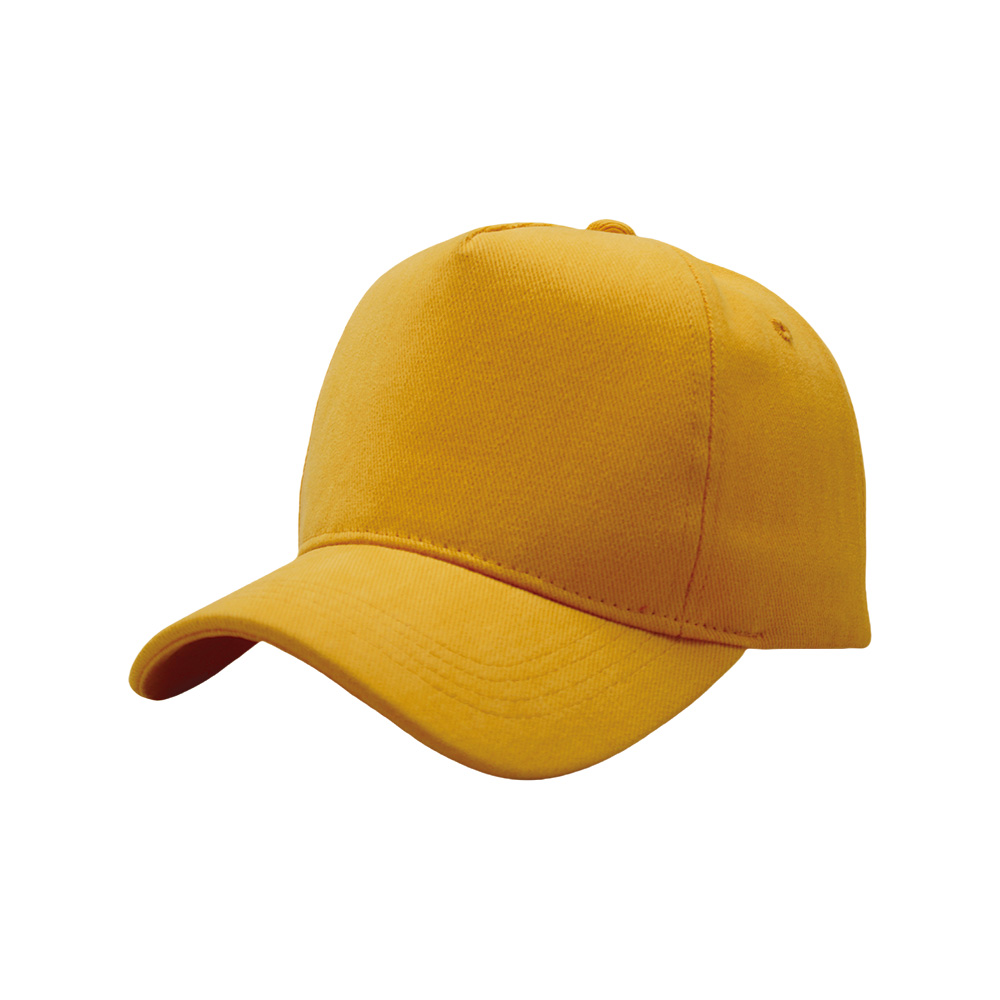 FZBC-5004 Nueva gorra de béisbol de algodón de 5 paneles de color liso, gorra de béisbol de algodón cepillado grueso