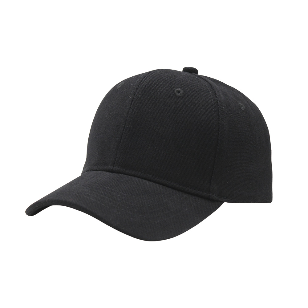 Gorra de béisbol clásica de 6 paneles, color liso, algodón cepillado grueso, modelo FZBC-6004.