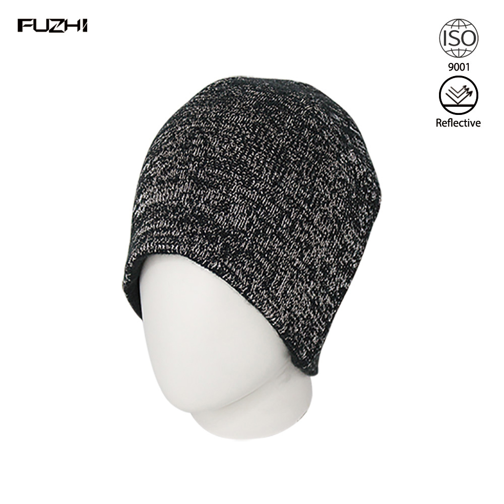 FZRB-1001 Simple outdoor reflective beanie