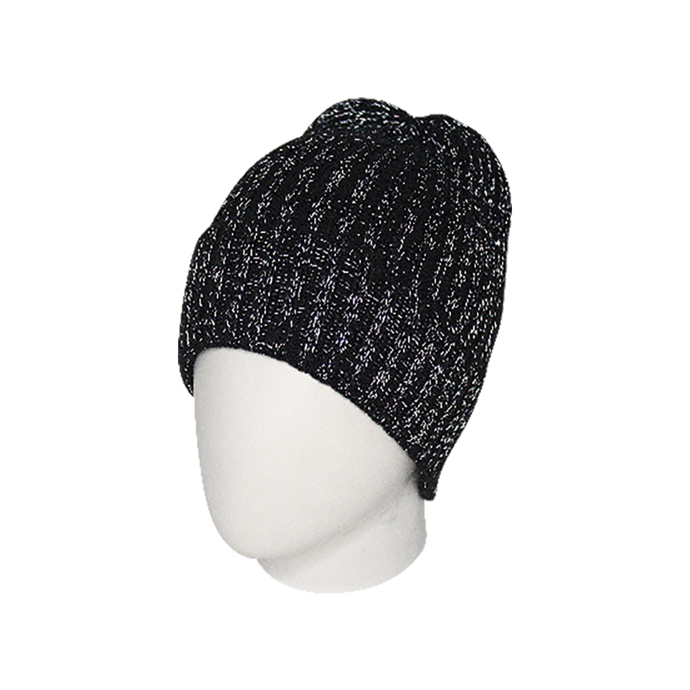FZRB-1002 Men's and women's reflective knitted beanie