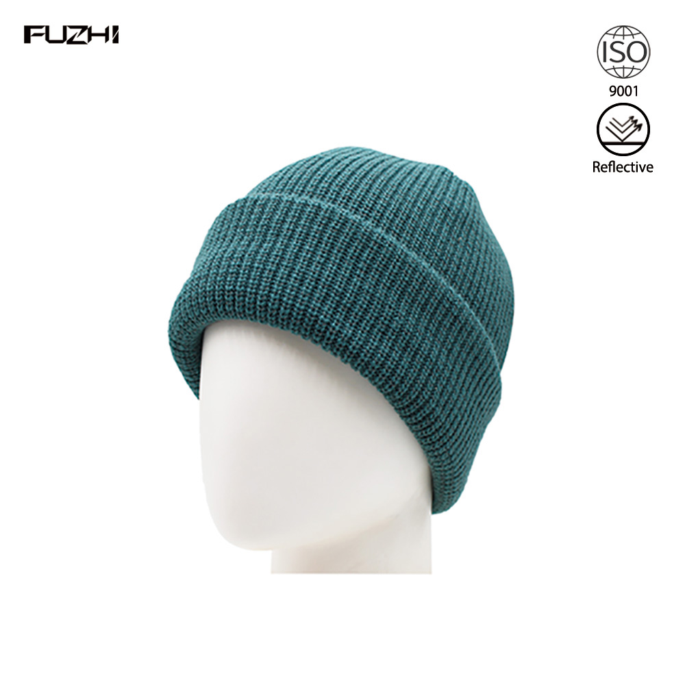FZRB-1003 Cold-proof warm night reflective beanie