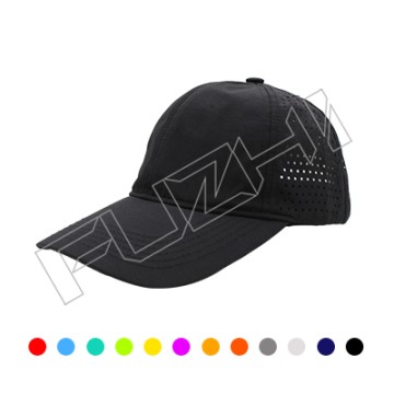 Gorra de béisbol con 6 paneles y agujeros láser FZSC-1008