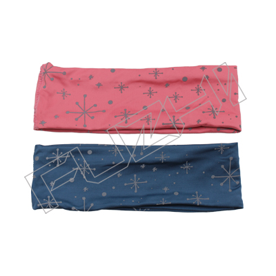 Reflective printing headband