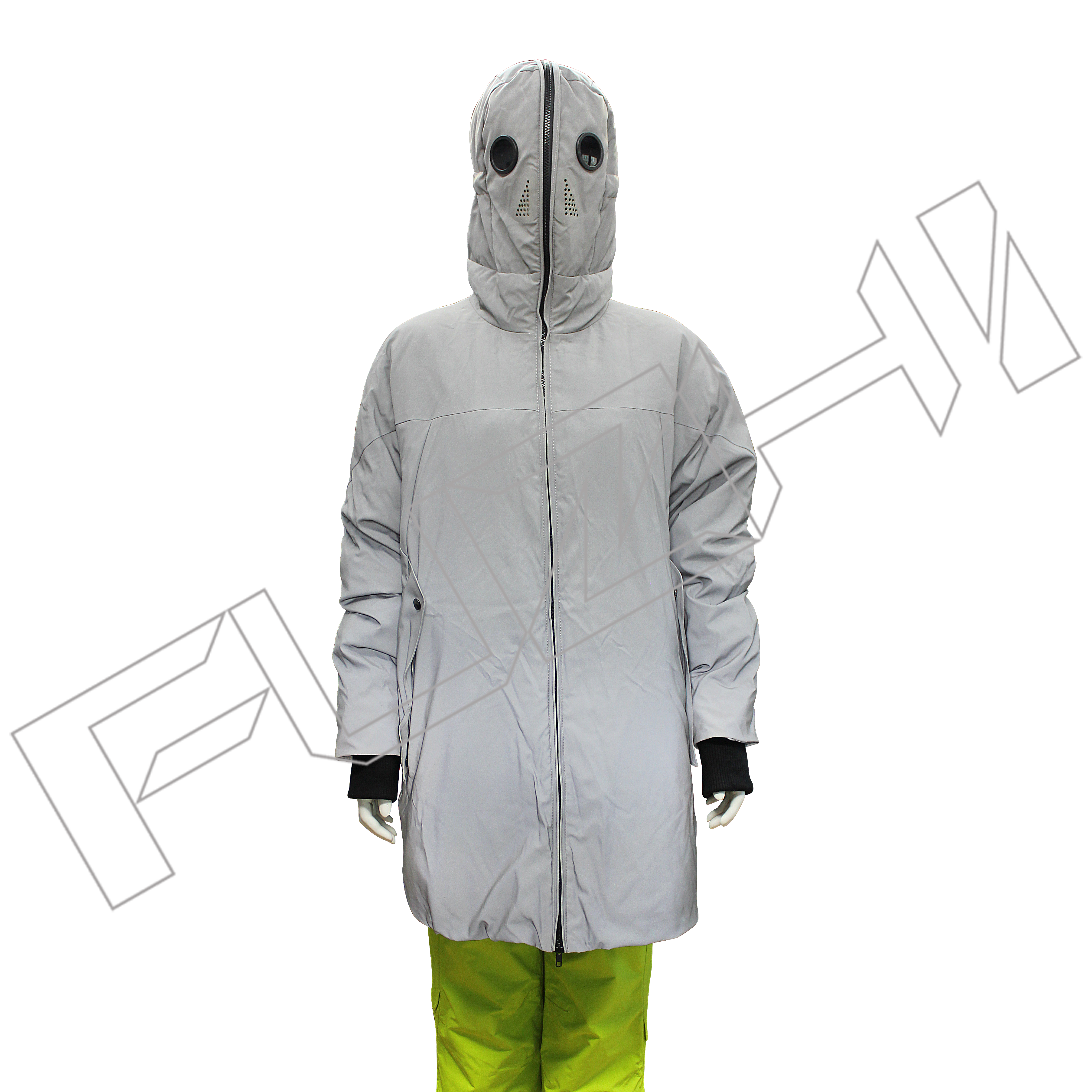 Reflective padded jacket
