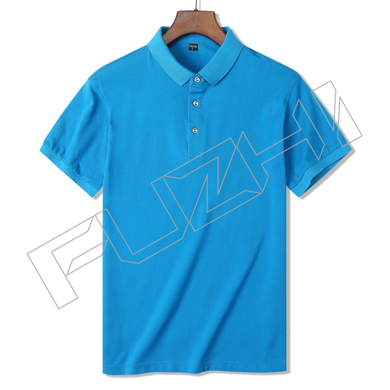 Man cotton polo shirt