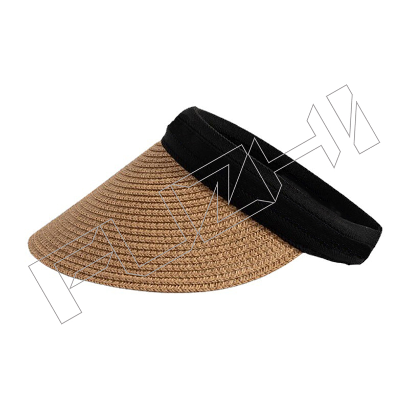 straw sun visor