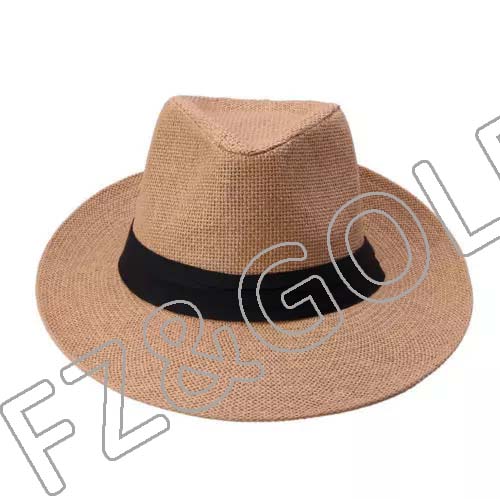 wholesale unisex women's natural summer 100% custom rush grass outdoor wide brim beach sun men st...