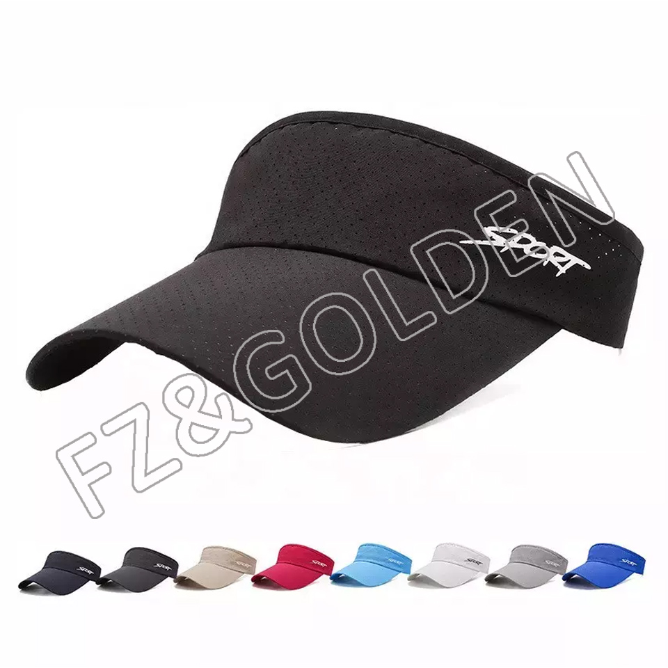 Wholesale Custom Embroidery Printed Logo Outdoor Beach Adjustable Sun Cap Quick Fast Dry cap golf...