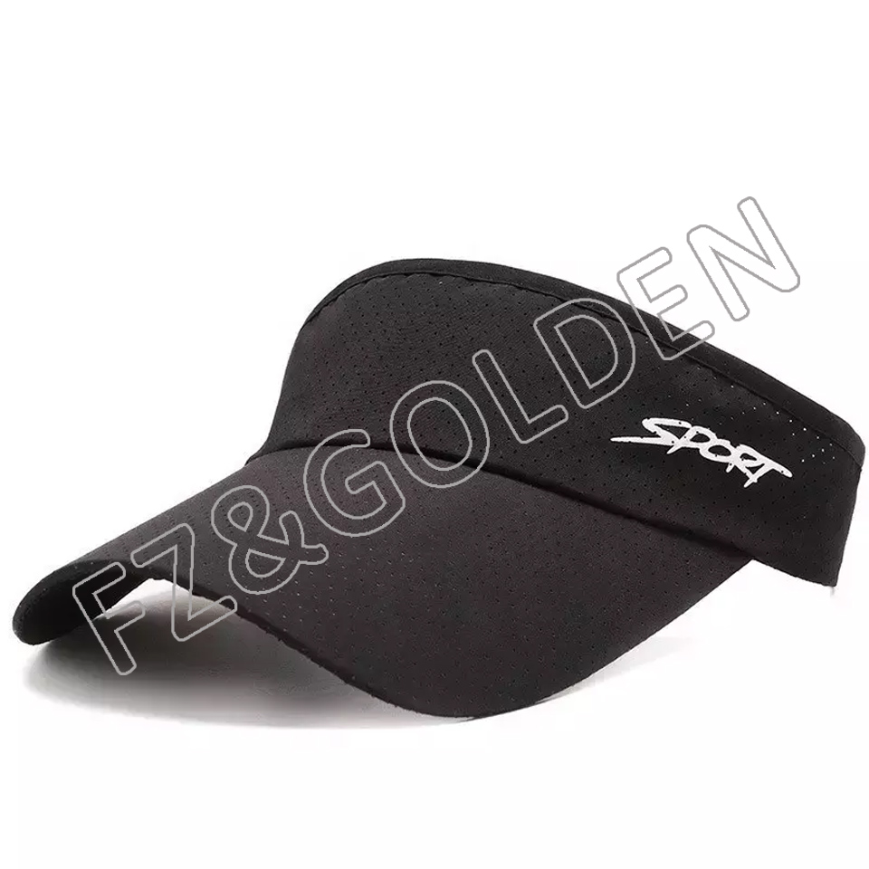 Wholesale Custom Embroidery Printed Logo Outdoor Beach Adjustable Sun Cap Quick Fast Dry cap golf...