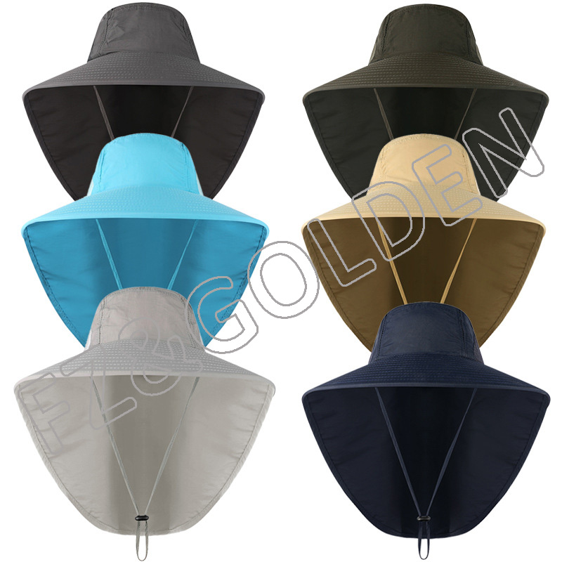 The Depot Lightweight Quick Dry Polyester Packable Nylon Sun Bucket Hat 