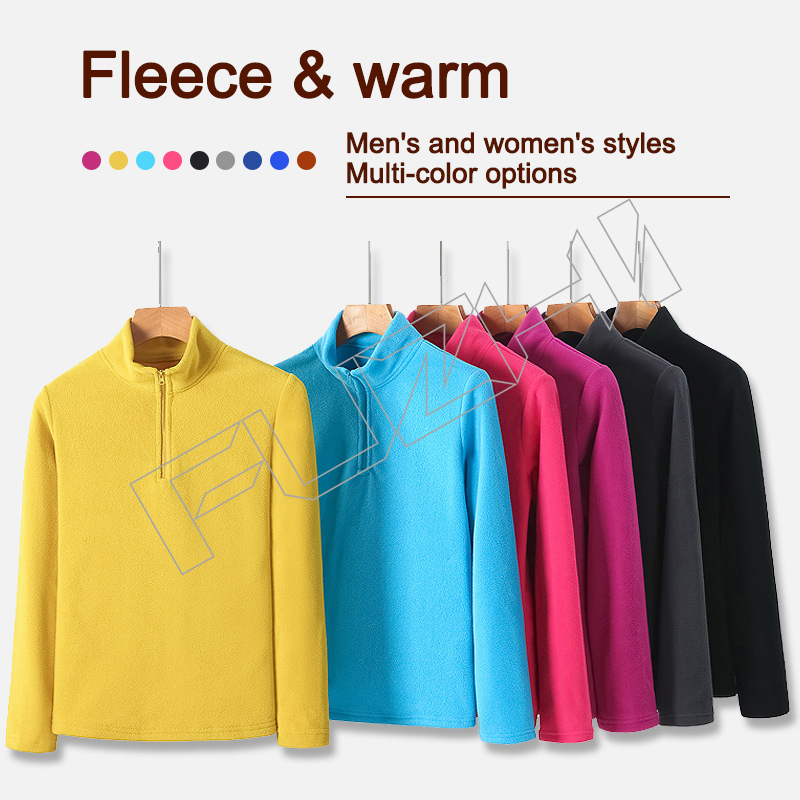 FGJA-1000 Autumn and winter pullover men and women fleece sweatershirt sports leisure fleece  swe...