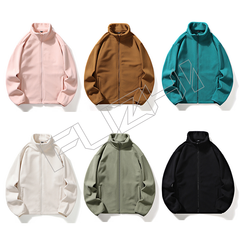 FGJA-1001 Fleece jacket unisex couple thick autumn and winter household outfitting sports hoodie ...