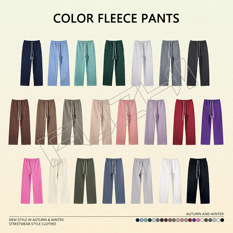FGHP-1000 Customize fashion men's and women's color fleece hoodie & fleece pants