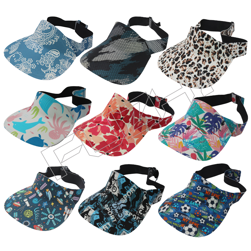 FZKB-1000 Kids sunscreen cap quick drying ultra light summer outdoor sports sun cap sun hat empty...