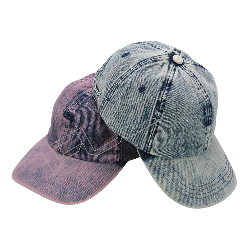 FGBC-6103 New denim washed vintage cap men's and women's outdoor fashion trend sports casual baseball cap denim washed cap with wide brim